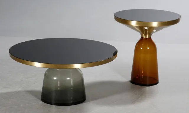 Sebastian Herkner for ClassiCon. Coffee table and side table, model Bell (2)