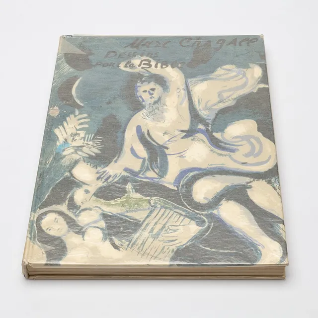 MARC CHAGALL (1887-1985). Verve 'Dessins pour la Bible', illustrerad bok med bibelillustrationer, Vol. X, nr 37-38, fransk utgåva, Paris 1960.