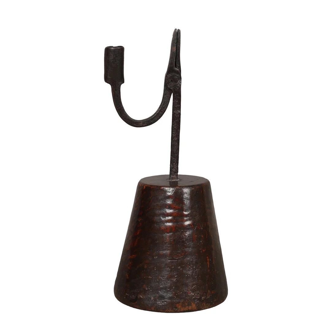 AN 18TH CENTURY WROUGHT IRON RUSH LIGHT. — Other lighting — Bishop & Miller