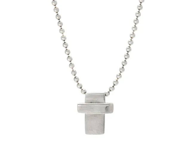 EFVA ATTLING, hänge med kedja, Little Cross Pendant, sterlingsilver, längd 60 cm, vikt 9,3 g, originaletui.