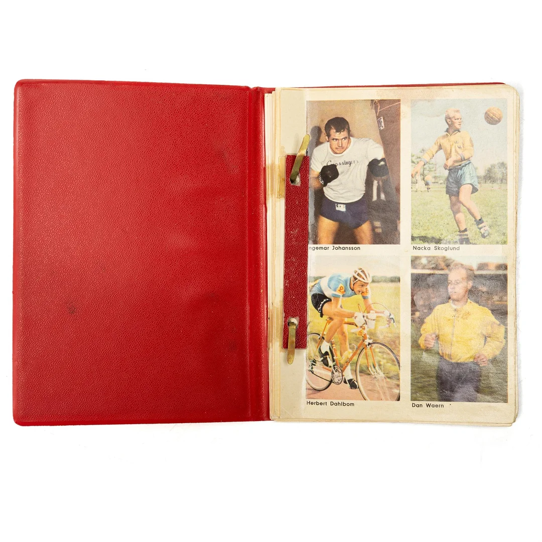 Idolkort, "Sportens stjärnor", bl a Cassius Clay, Nacka Skoglund och Ingemar Johansson, Hemmets Journal, 1960-tal. — Samlarföremål/Memorabilia — Bukowskis