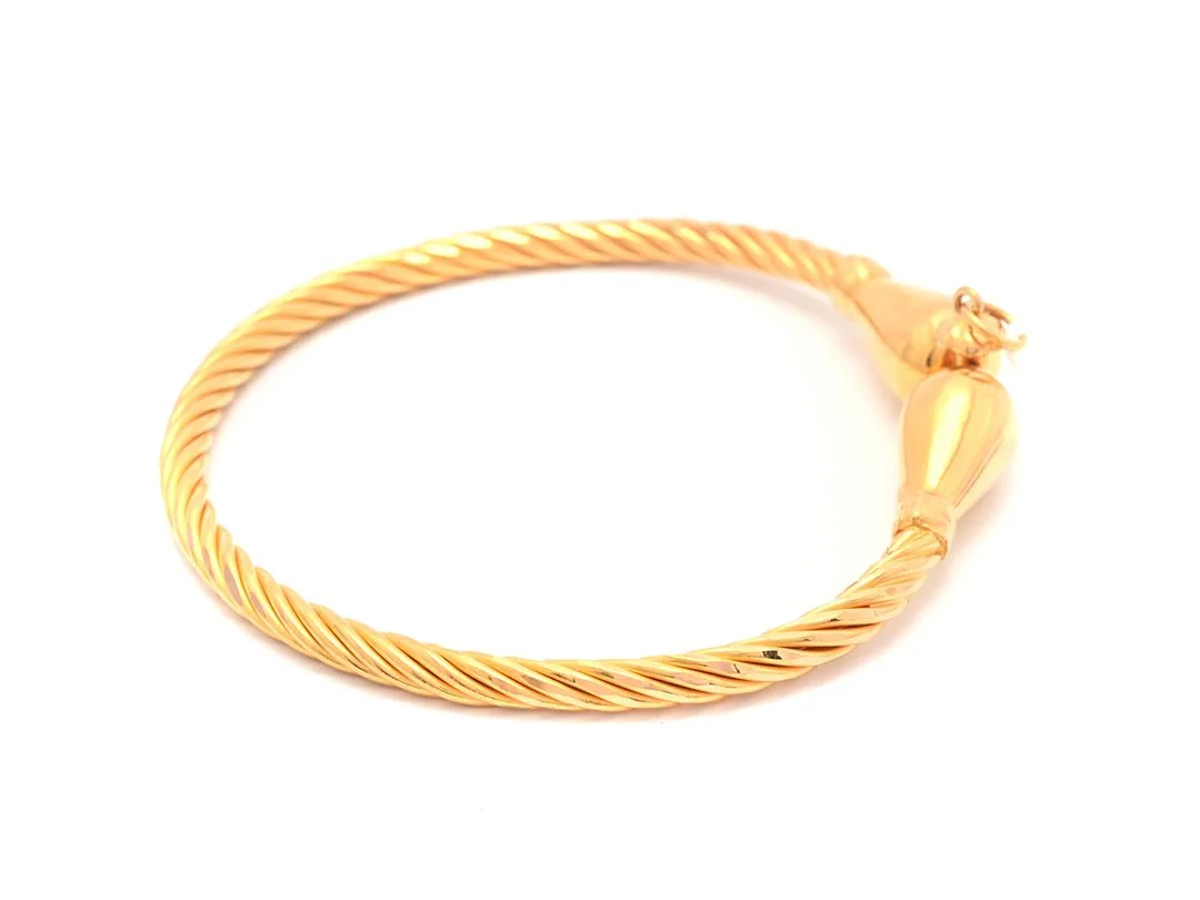 Armring öppningsbar 21K, 14,5g, Ø 62,5mm, bredd 3,7-12,6mm — Smycken/Armring — Kaplans