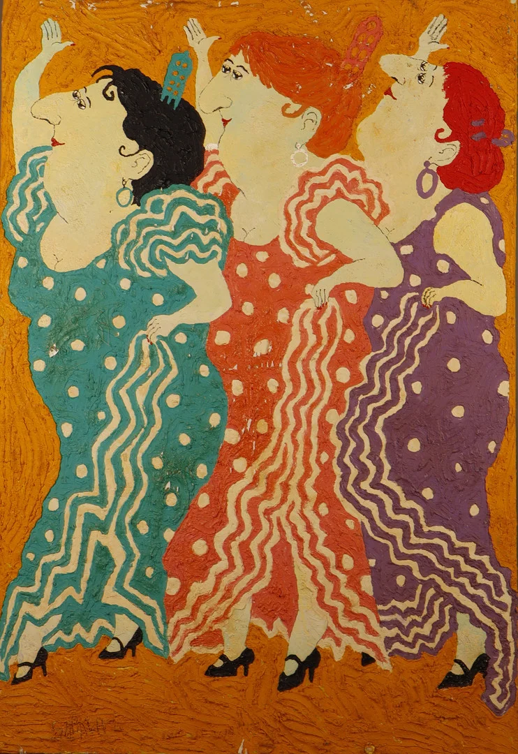 ELISABETH SABALA (1956). "Arráncate por bulerías". — Paintings — Barcelona Auctions