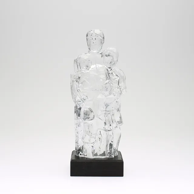 UNO WESTERBERG. skulptur, glas, Pukeberg.