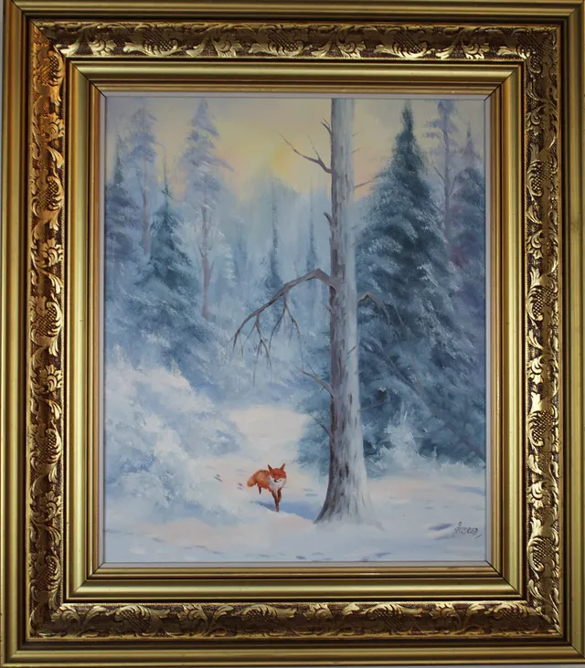 PER ÅKERED. OLJA PÅ DUK, signerad.