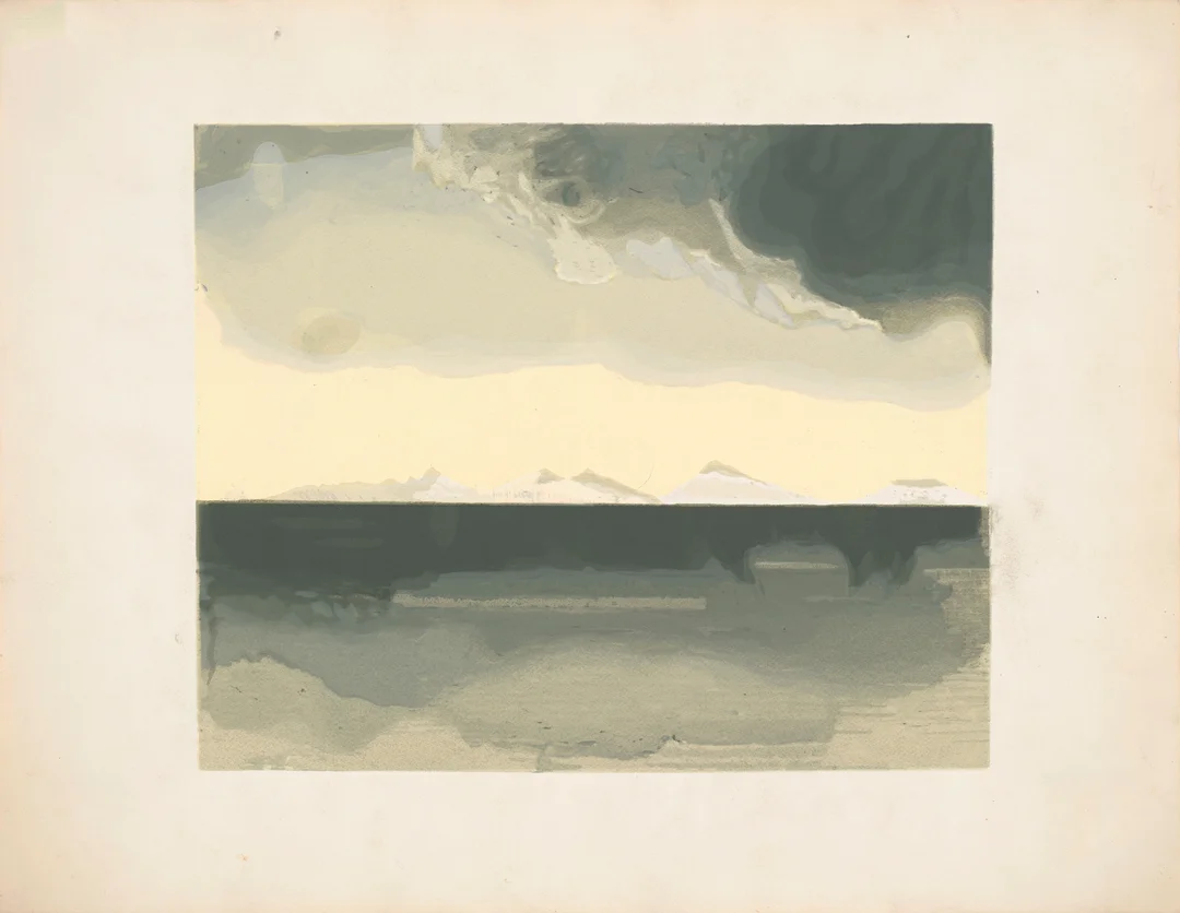 Tveter, Kåre — "Isfjorden, Svalbard" — Kunst/Grafikk — Blomqvist