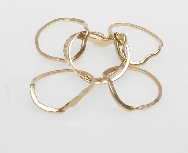 RING PUSSELMODELL 14k guld, ca 9.4gr.