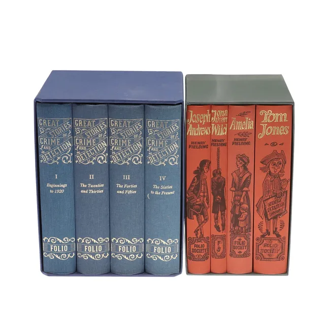 FOLIO SOCIETY. Great Stories of Crime and Detection, 4 Volumes, 2002.