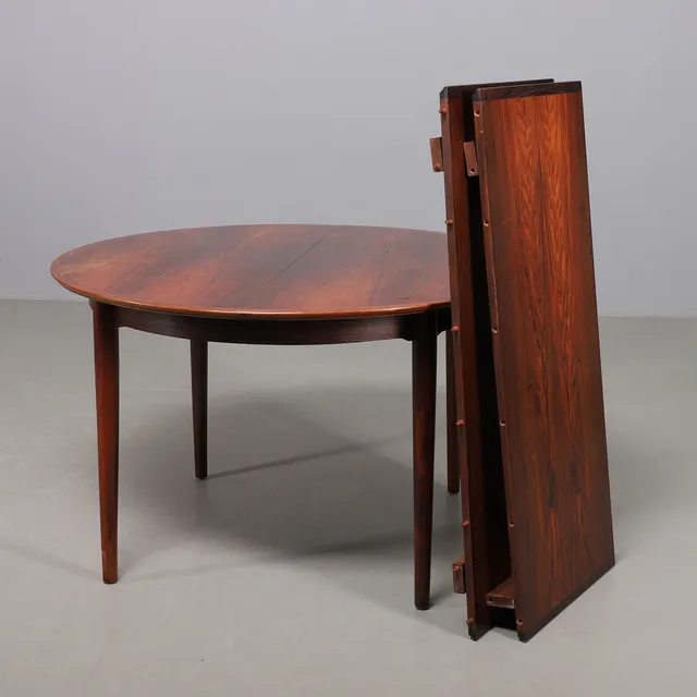 ARNE VODDER. Bord, 3 delar i palisander, Sibast, Danmark.