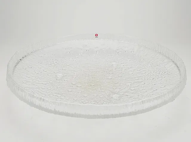 TAPIO WIRKKALA. Fat, glas, "Ultima Thule", Iittala, Finland.