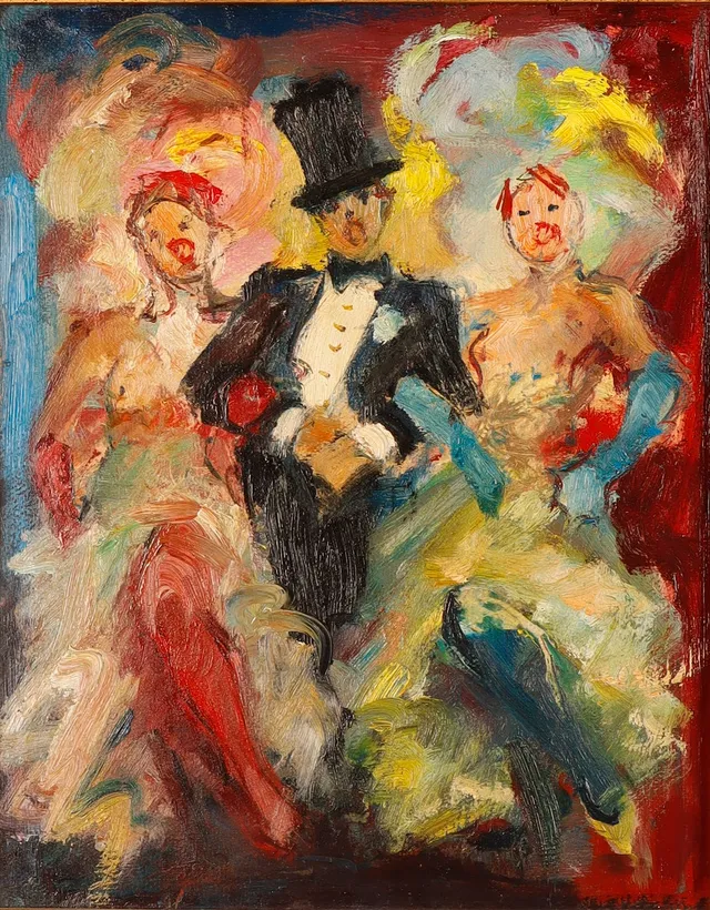 FRANCESC SUÑER (1925-1991). "Can Can".