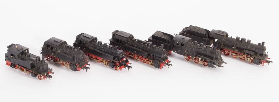 Collection Fleischmann steam locomotives scale H0.(6) — Hobby and collectibles/Toys — Lauritz