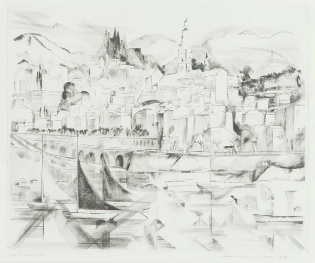 Tuulikki Pietilä, "Mediterranean Town (Menton)".
