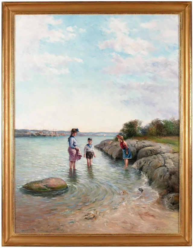 Severin Nilson, Badande flickor, Bohuslän.
