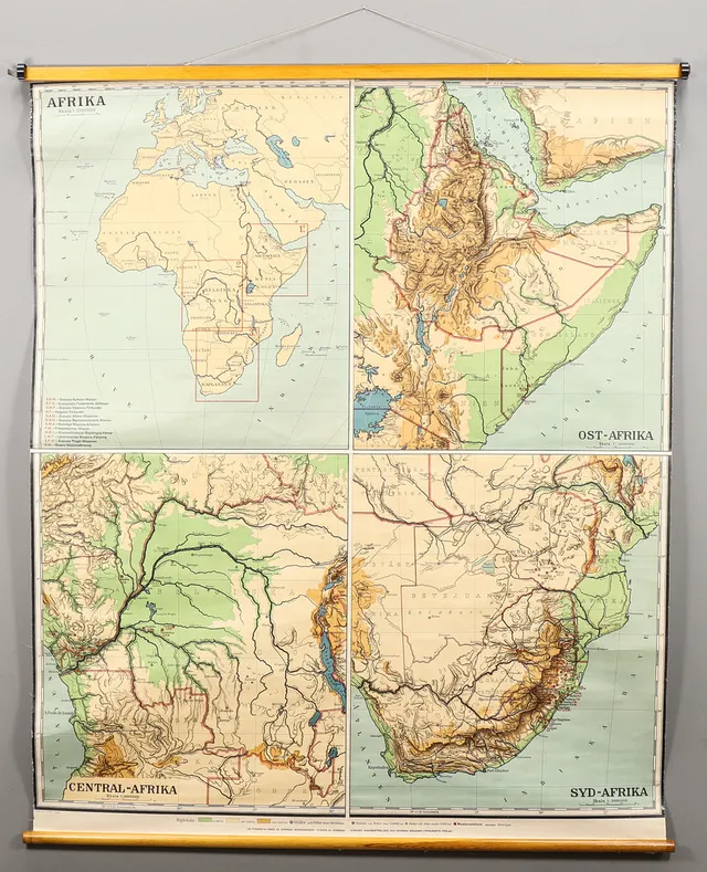 SKOLKARTA Afrika.