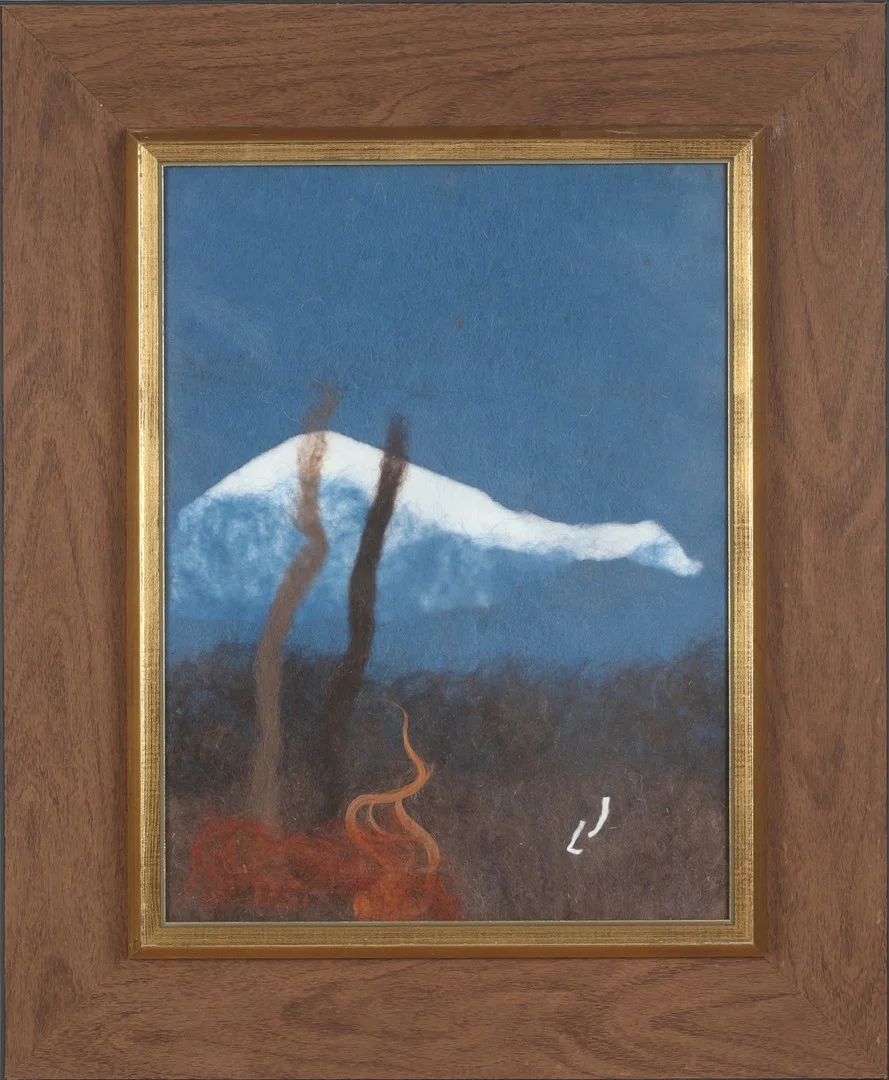 LISA JOHANSSON. Landskapsmotiv, ull, monogramsignerad. — Other — Stadsauktion Sundsvall