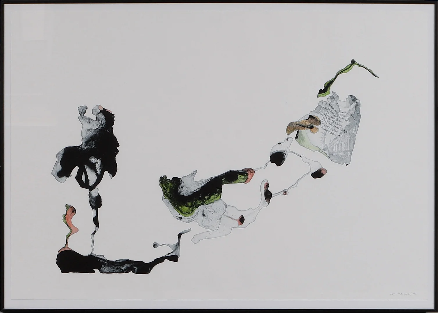 JAN MANKER. Komposition, färgetsning, signerad och daterad 2003. — Paintings — Göteborgs Auktionsverk