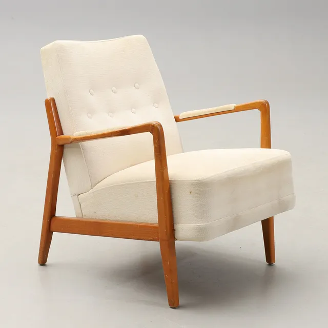 ALF SVENSSON. Fåtölj, "Formel 1", Duxello, Dux, 1950-tal.