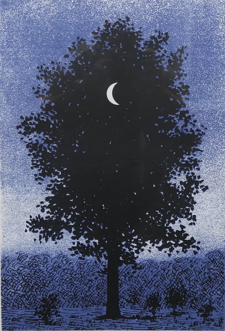 RENÉ MAGRITTE. EFTER. litografi, signerad i trycket. — Engravings & Prints — Gomér & Andersson Linköping