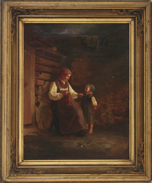 Peters, Wilhelm — Mor og barn, 1871
