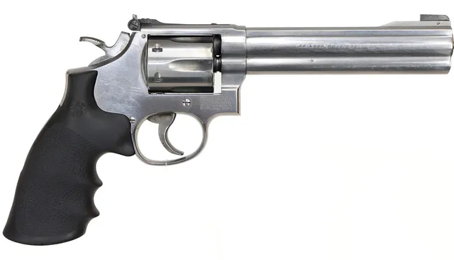 REVOLVER, Double Action, fabrikat Smith & Wesson, modell 617-1, kaliber .22LR, tillv.nr CCP0714, se-nr SE0464410.