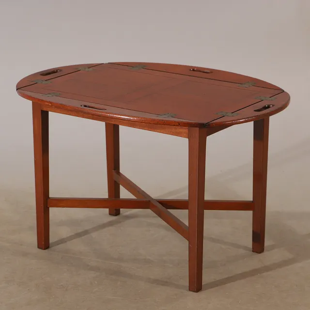 SOFFBORD, s.k. butlers tray, mahogny, engelsk stil, 1900-talets andra hälft.