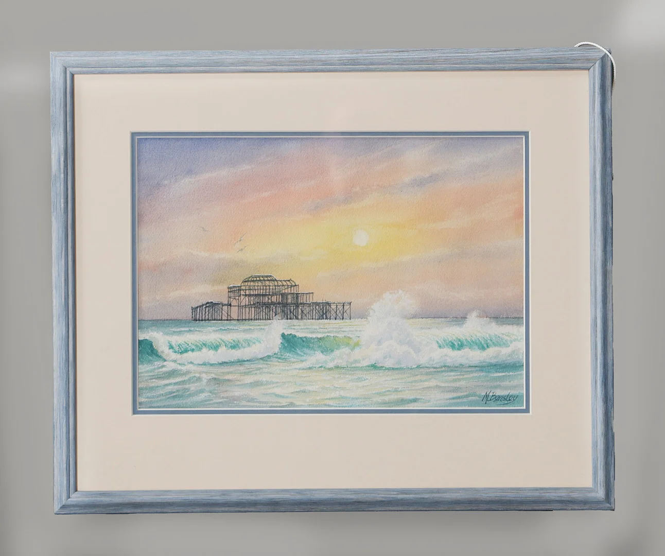 MICK BENSLEY (BRITISH, 1944-2023) "WEST PIER". — Paintings — Bishop & Miller
