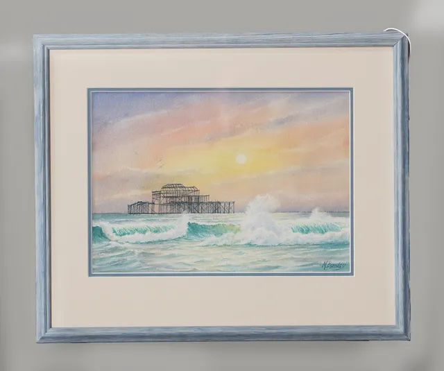 MICK BENSLEY (BRITISH, 1944-2023) "WEST PIER".