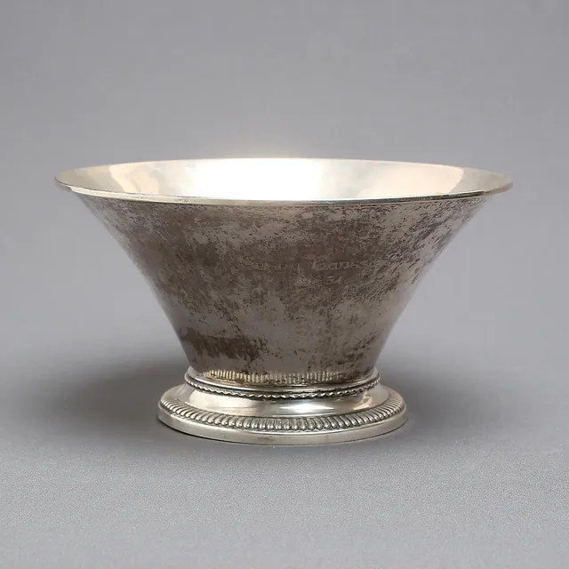 SKÅL, silver, K G Markströms Guldsmeds AB, Uppsala, 1931.