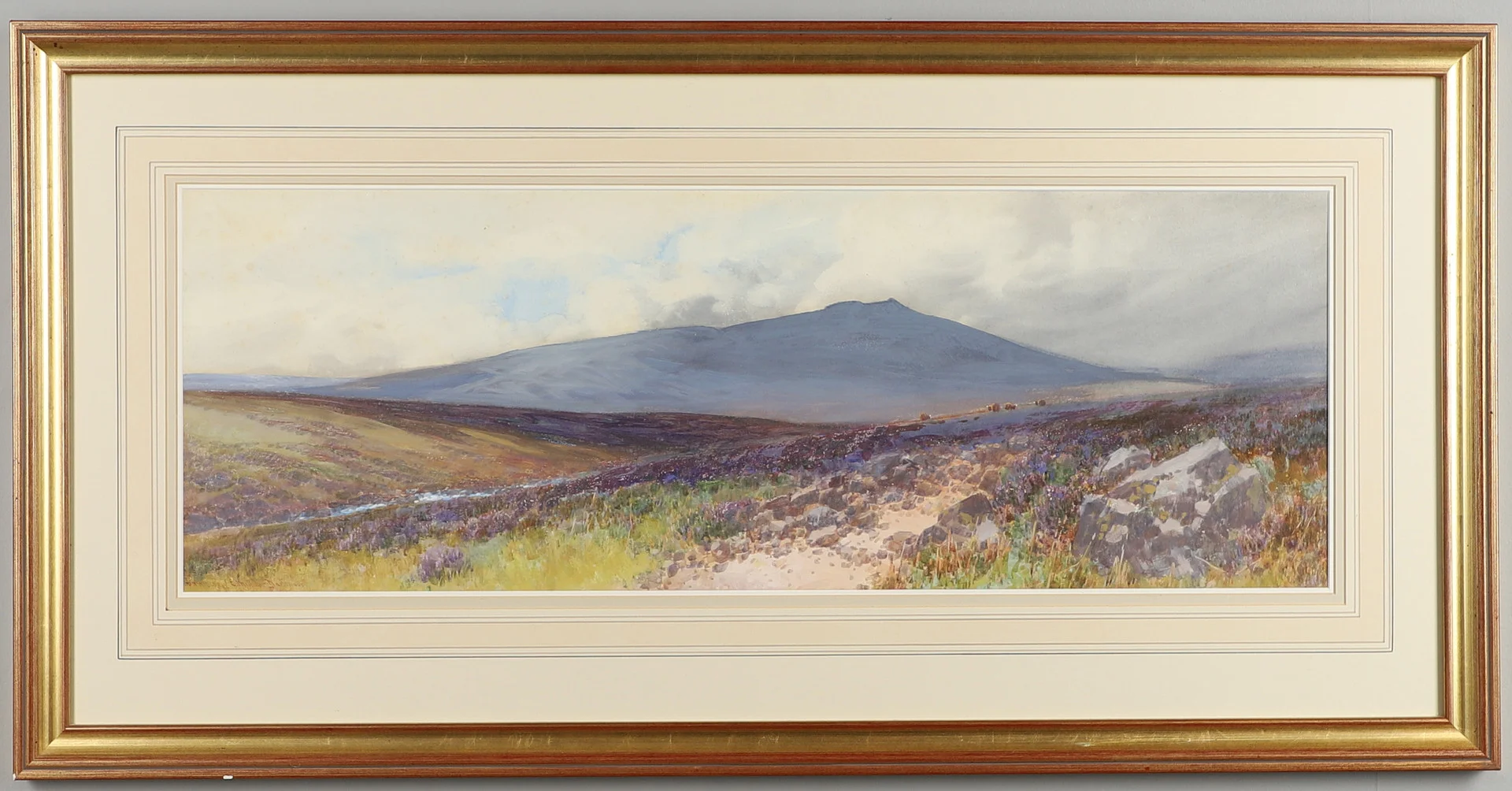 FREDERICK JOHN WIDGERY (1861-1942). MOORLAND SCENE (DARTMOOR?) — Drawings — Lawrences Auctioneers