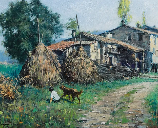 JORDI ROSICH ROJAS. Rural view, Els Hostalets d'en Bas.
