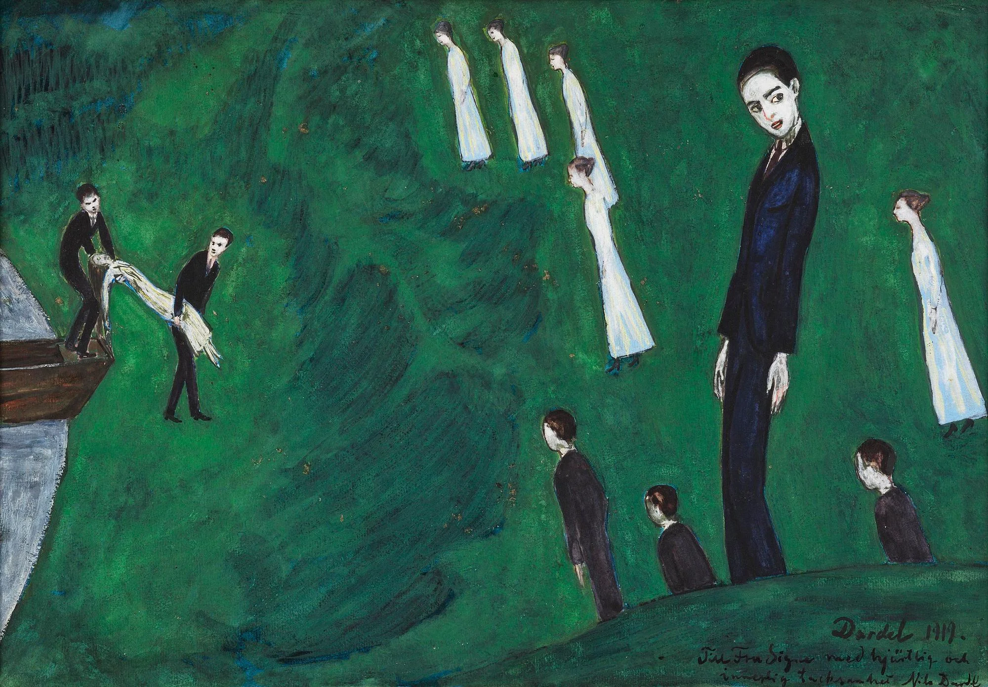 Nils von Dardel, ”Den drunknade flickan I". — Bukowskis