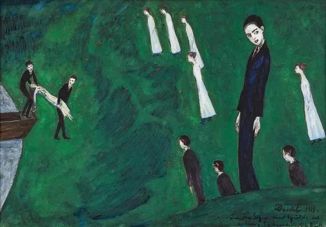 Nils von Dardel, ”Den drunknade flickan I".