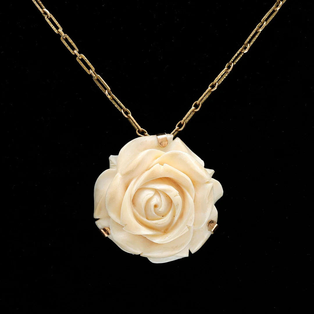 Rose-shaped brooch-pendant. — Brooches & Pendants — Balclis