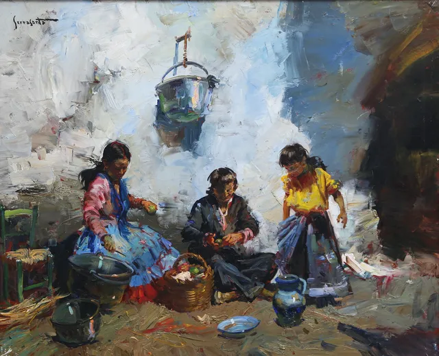 JOSEP SERRASANTA. Rural kitchen.