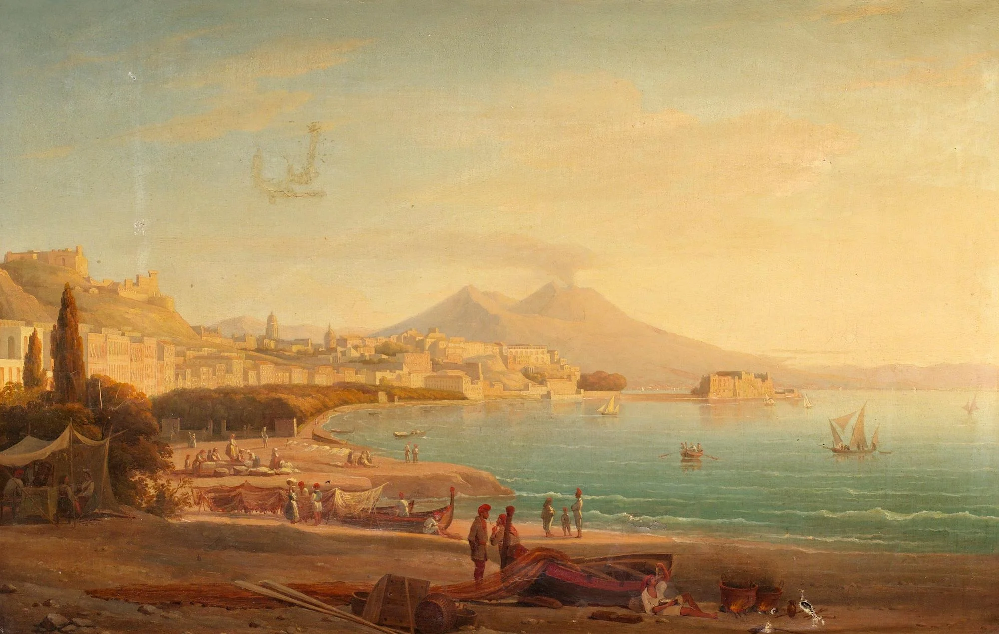 Gustaf Wilhelm Palm, "Utsigt af Neapel". — Bukowskis