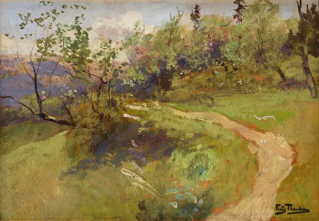 Frits Thaulow, Vårlandskap.