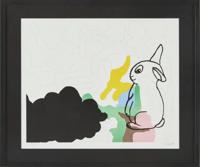MARIANNE LINDBERG DE GEER. "Rabbit Tales", färglitografi, signerad, numrerad 31/250.