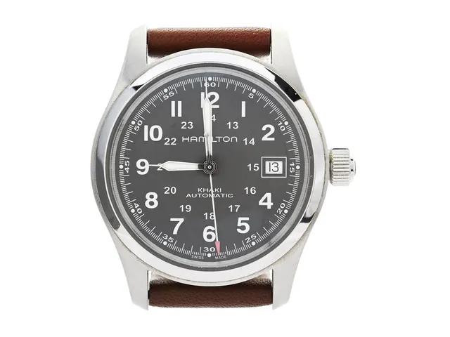 HAMILTON, Khaki Field, Cal ETA C007611, Serie nr. AZM 7DL W8K, Ref nr. H70455533, Boett nr. H704450, herrur, 38 mm, stål, automatisk, safirglas, datum, glasbaksida, läderband, originalspänne, cert (ej ifyllt), ca 2020, box, ytterkartong.