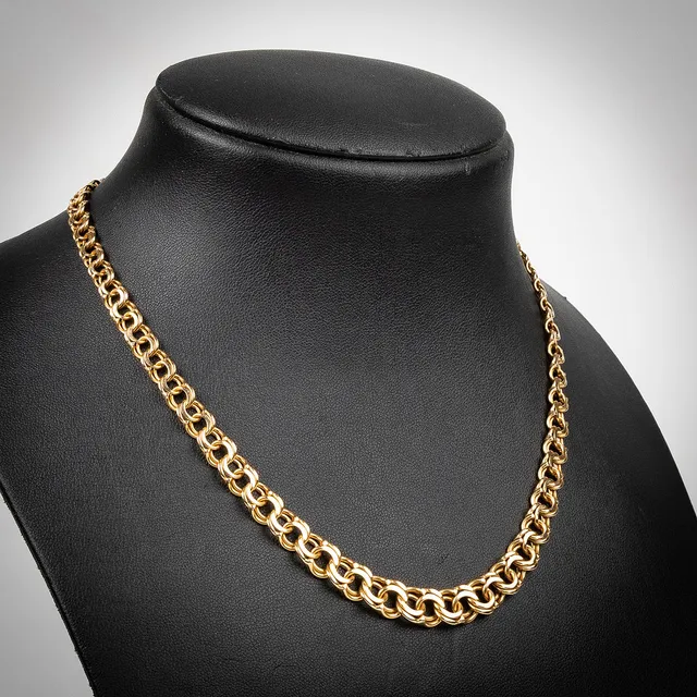 COLLIER, BISMARCKLÄNK, 18K guld.