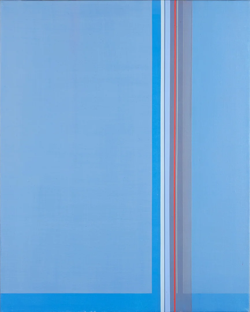 JAN W. MORTHENSON (Sverige, född 1940): OPUS 128, signerad och daterad JAN W. MORTHENSON 1989 på baksidan, akryl på duk. — Paintings — Crafoord Auktioner Stockholm