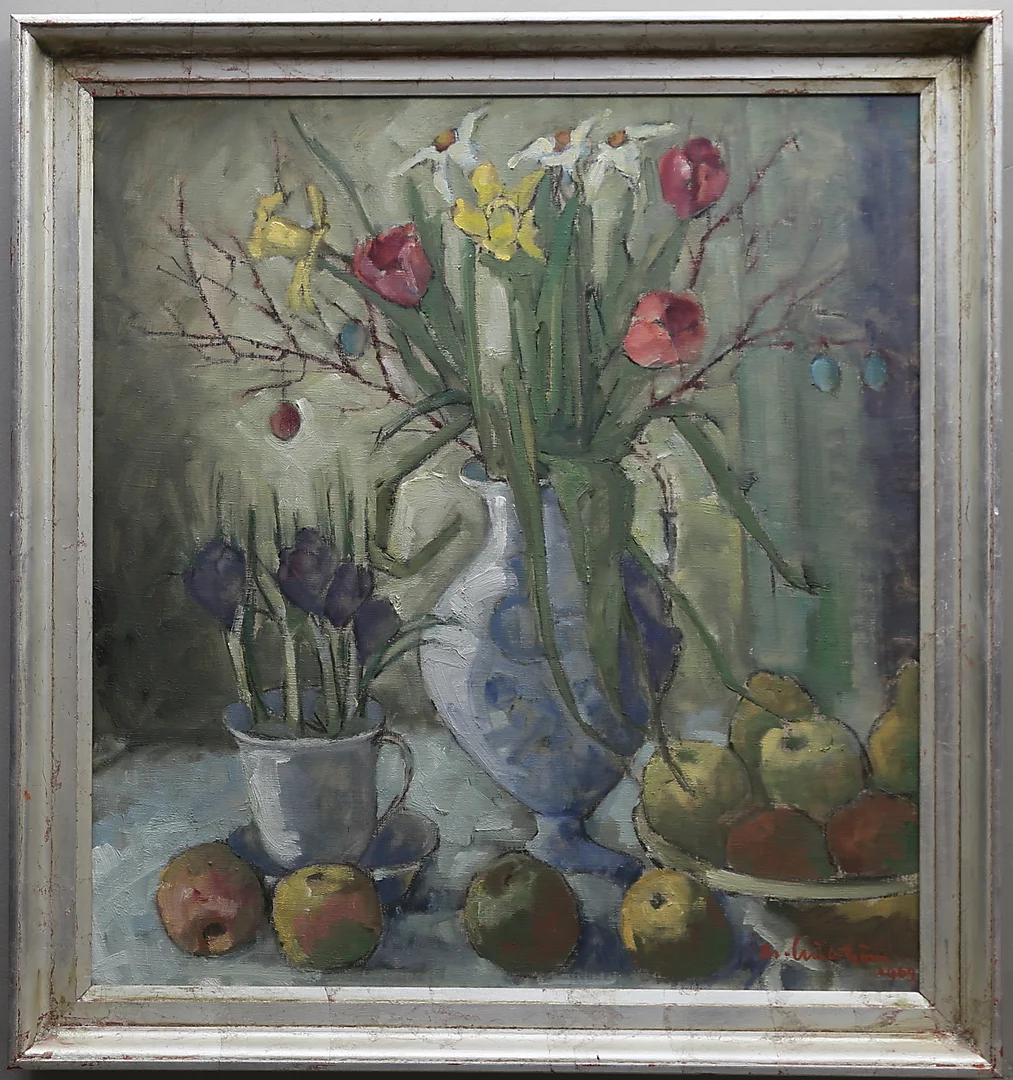 MARTIN LINDSTRÖM. Olja på duk, signerad och daterad 1969. — Paintings — Gomér & Andersson Linköping