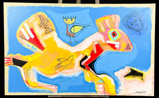 BENNO ARZT. AKRYL PÅ DUK, ”In the future”, Signerad och daterad 2003.