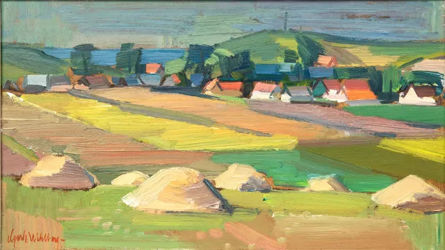 Gerhard Wihlborg, Motiv över Kåseberga by.