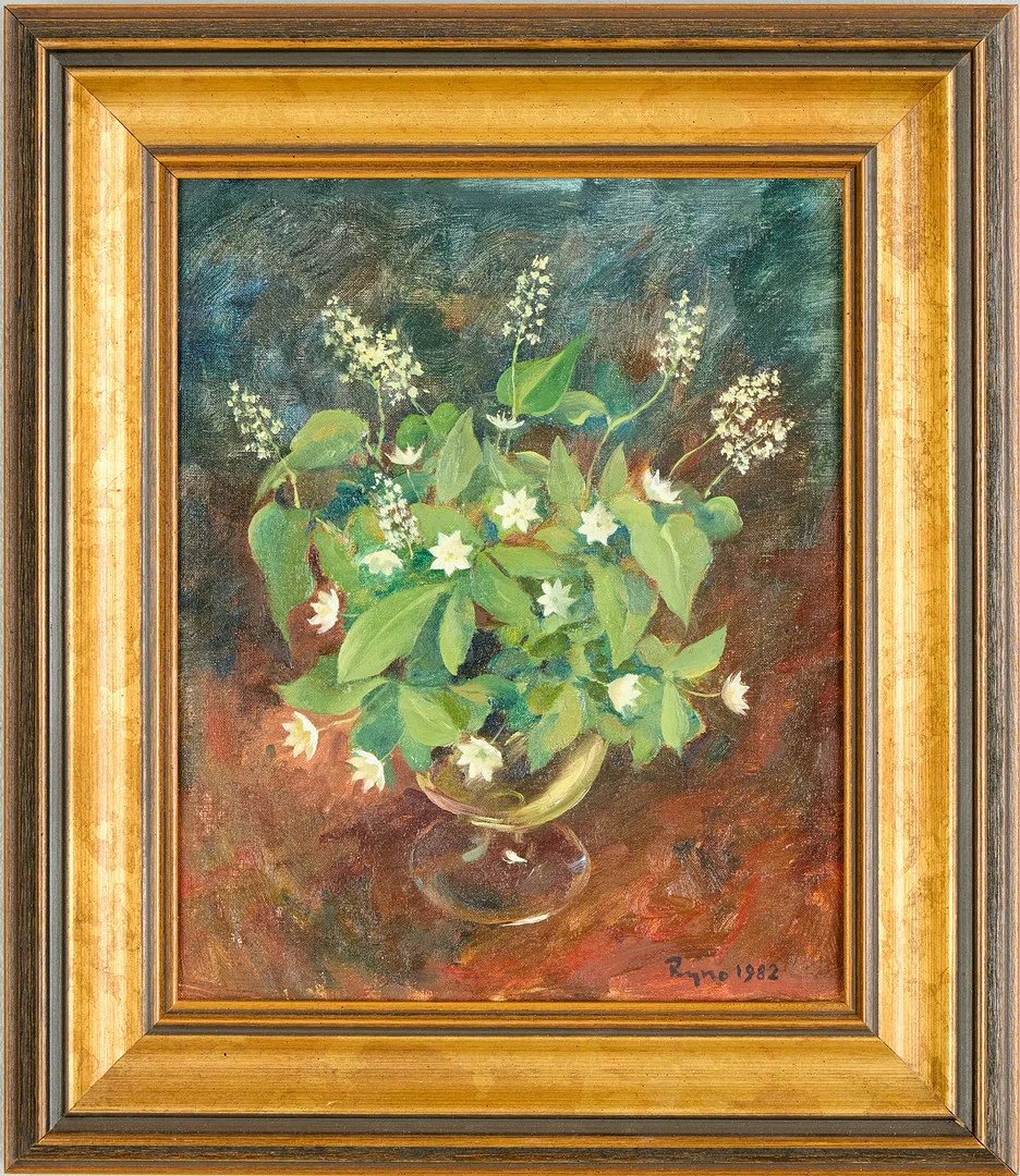 RYNO FRIBERG. "Liten skogsbukett". — Paintings — Uppsala Auktionskammare