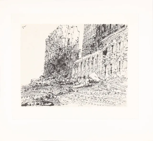 Palle Nielsen: City Party, pen and ink 1993 (cd)