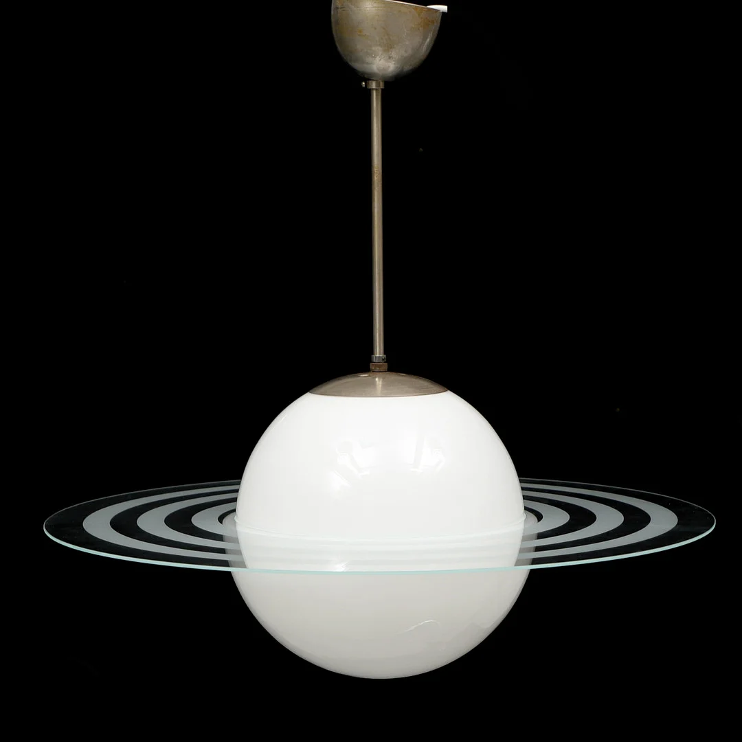 TAKLAMPA, Saturnus-modell, 1900-talets mitt. — Ceiling lights — Crafoord Auktioner Malmö