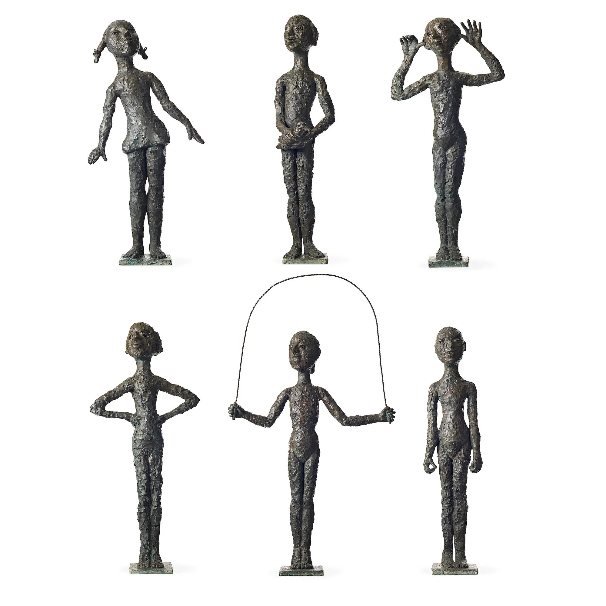 Lena Cronqvist, Skulpturgrupp, 6 st. — Bukowskis
