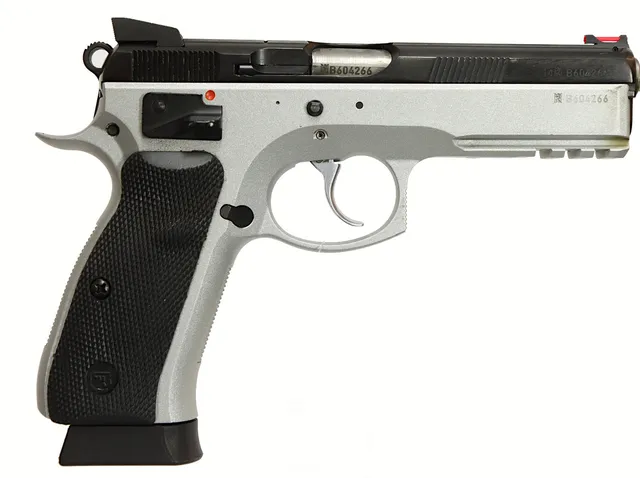 PISTOL, Halvautomatisk, fabrikat CZ, modell 75 SP-01 Shadow, kaliber 9x19, tillv.nr B604266, se-nr SE2479693.