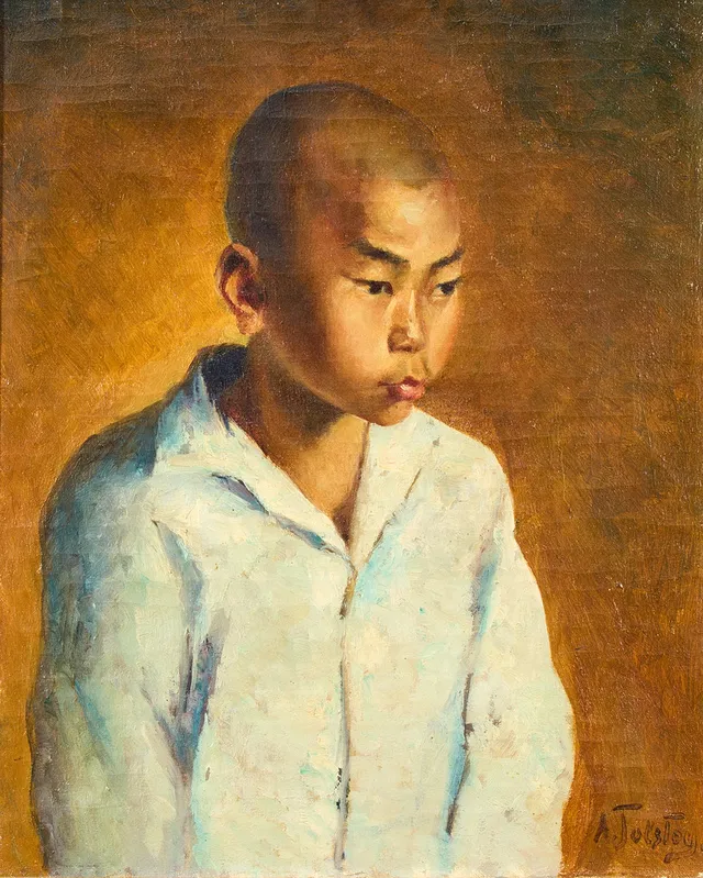 ALEXANDER TOLSTOY. "Mongolisk pojke".